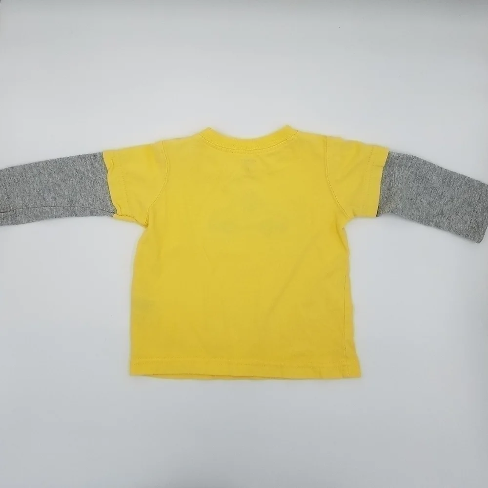 Carter's Police Car Long Sleeve Layered Shirt 9m